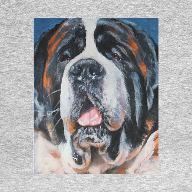 Saint Bernard Fine Art Painting by LASHEPARD